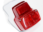FANALE POSTERIORE CROMATO COMPLETO PER VESPA 50 SS - 90 SS - 125 PRIMAVERA