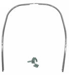 BORDO SCUDO(2 PZ) IN ACCIAIO CROMATO VESPA RALLY 180-200 SS