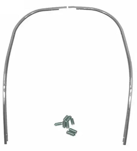 BORDO SCUDO(2 PZ) IN ACCIAIO CROMATO VESPA RALLY 180-200 SS