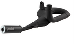 200.2019/S Marmitta Polini Vespa PX 125 150 200 Con silenziatore in alluminio nero