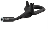 200.2019/S Marmitta Polini Vespa PX 125 150 200 Con silenziatore in alluminio nero