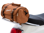 Borsa bauletto valigia SIP CLASSIC 40010240 in naylon marrone per portapacchi vespa e lambretta