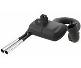 Marmitta RACING SIP ROAD 2.0 nera doppio scarico cromato VESPA PX PE 125 150