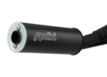 200.2019/S Marmitta Polini Vespa PX 125 150 200 Con silenziatore in alluminio nero