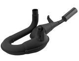 200.2019/S Marmitta Polini Vespa PX 125 150 200 Con silenziatore in alluminio nero
