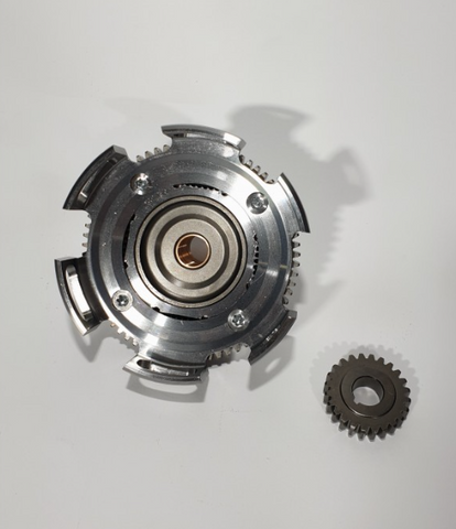 Rapporti 24-72 FRT BFA OVER 40HP con cestello DRAG e parastrappi rinforzato DRAG per Vespa 50, 90, 125 ET3 Primavera, PK