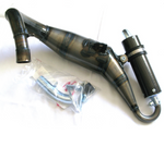 Marmitta espansione SIMONINI silenziatore carbonio per vespa VESPA PK 50 125 XL RUSH N V