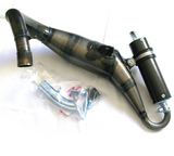 Marmitta espansione SIMONINI silenziatore carbonio per vespa VESPA PK 50 125 XL RUSH N V