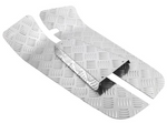 Set pedane in alluminio mandorlato SIP per Vespa PX80-200, '98, MY, '11, T5