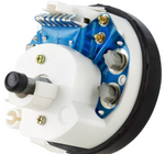 Contachilometri SCALA 120 KM/h nero arancione per vespa PK XL N RUSH 50 125