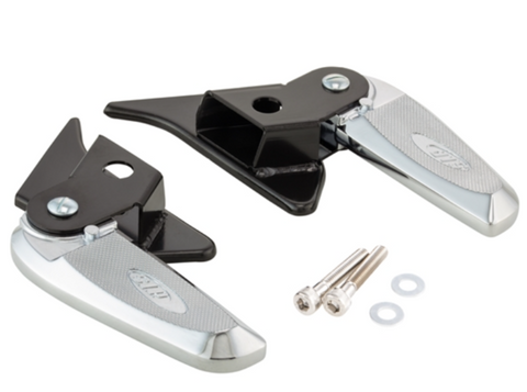 Poggiapiedi SIP NERO CROMATO passeggero sprint vespa primavera 4T 125 2013-2018