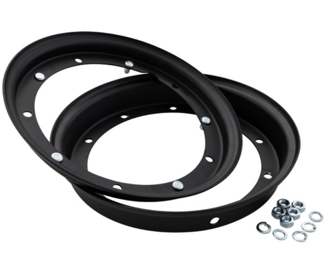 Cerchio in acciaio 2.10-10 scomponibile NERO SIP Vespa 50 Special, 125 ET3 Primavera, Sprint, GT, GL, TS, Rally, PX, PK, T5