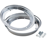 Cerchio in acciaio 2.10-10 scomponibile CROMATO SIP Vespa 50 Special, 125 ET3 Primavera, Sprint, GT, GL, TS, Rally, PX, PK, T5