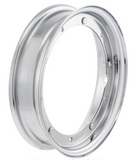Cerchio in acciaio 2.10-10 scomponibile CROMATO SIP Vespa 50 Special, 125 ET3 Primavera, Sprint, GT, GL, TS, Rally, PX, PK, T5