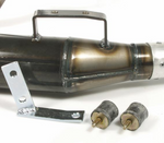 Marmitta espansione SIMONINI ALLUMINIO PER GIRATO 180°  VESPA 125 ET3 PRIMAVERA