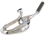 Marmitta Espansione SIMONINI Vespa PX125-150, Sprint, GTR, GT, TS, Super CROMATA, silenziatore in CARBONIO