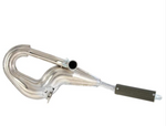 Marmitta Espansione SIMONINI Vespa PX125-150, Sprint, GTR, GT, TS, Super CROMATA, silenziatore in CARBONIO