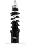 Ammortizzatore SIP PERFORMANCE 2.0 anteriore per Vespa PK 50-125 XL, corpo: nero, molla: nera, precarico molla regolabile, alluminio, l=185 mm