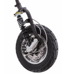 Ammortizzatore SIP PERFORMANCE 2.0 anteriore per Vespa PK 50-125 XL, corpo: nero, molla: nera, precarico molla regolabile, alluminio, l=185 mm