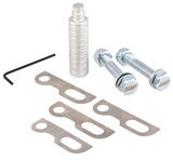 Ammortizzatore SIP PERFORMANCE 2.0 anteriore per Vespa PK 50-125 XL, corpo: nero OPACO, molla: nera, precarico molla regolabile, alluminio, l=185 mm
