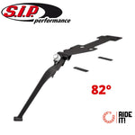 CAVALLETTO LATERALE VESPA PX 125 150 200 T5 PK 50 1977-2017 SIP 82 GRADI NERO