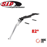 CAVALLETTO LATERALE VESPA PX 125 150 200 T5 PK 50 1977-2017 SIP 82 GRADI CROMATO