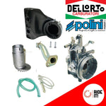 Kit Completo Carburatore 19 19 Collettore + Bocchettone + filtro Polini Vespa* PK 50 S *