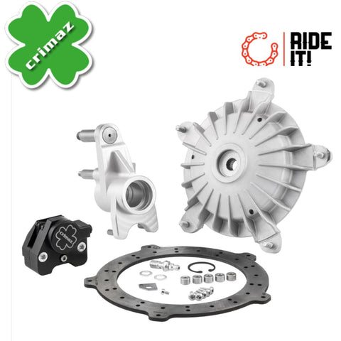 Kit Freno a disco Anteriore nero CRIMAZ 2.0 per Vespa 50 special n l r  Primavera PK