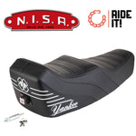Sella NISA YANKEE + piolo nera Piaggio Vespa 50 Special N/L/R NISA Con Serratura
