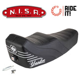 Sella NISA YANKEE + piolo nera Piaggio Vespa 50 Special N/L/R NISA Con Serratura