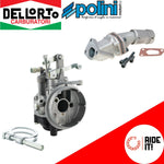 Carburatore SHBC 19.19 DELL'ORTO Con Collettore Lamellare POLINI VESPA PK 50 XL