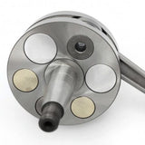 Albero motore per Vespa spalle piene VMC corsa 54, cono 20, biella 105 CNC