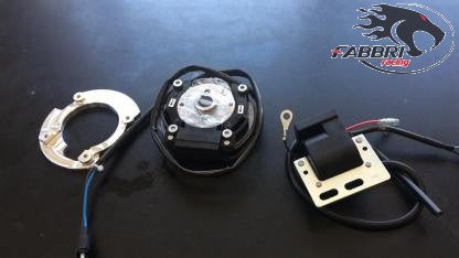 Accensione elettronica PVL cono 20mm, rotore interno, anticipo fisso per motori raffreddati a liquido, per Vespa Smallframe