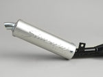 Marmitta espansione CROMATO SIMONINI con silenziatore ALLUMINIO Vespa PX 200
