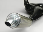 Marmitta Espansione SIMONINI Vespa PX125-150, Sprint, GTR, GT, TS, Super NERA, silenziatore in CARBONIO