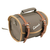 Borsa bauletto valigia SIP CLASSIC in CANVAS VERDE OLIVA per portapacchi vespa e lambretta