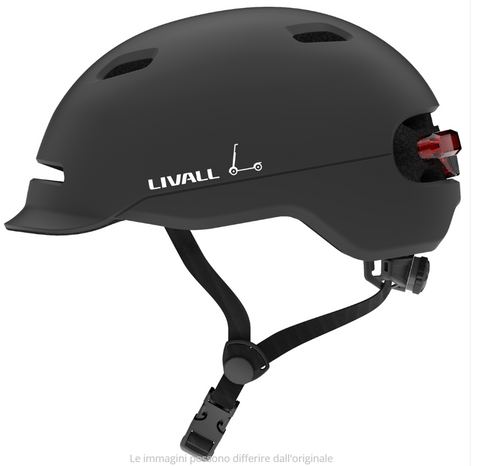 Casco LIVALL C20 CASCO BICICLETTA MONOPATTINO ELETTRICO E-SCOOTER LED NERO