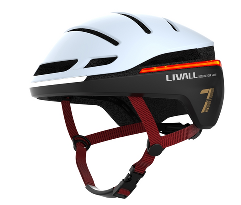 Casco LIVALL EVO21 CASCO BICICLETTA MONOPATTINO ELETTRICO LED BIANCO