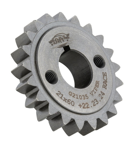 Pignone primaria z=21 DRT per rapporti DRT VIPER z=60 denti dritti