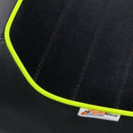 Sella SPORT RACING "Summer Fluo" bordino GIALLO per Vespa 50, Special, Et3 Primavera