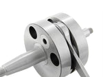 Albero motore Quattrini Competizione corsa 51mm, cono 20, biella 102mm specifico per carter C1 per Vespa 50 - Primavera - ET3
