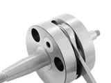 Albero motore Quattrini Competizione corsa 51mm, cono 20, biella 102mm specifico per carter C1 per Vespa 50 - Primavera - ET3