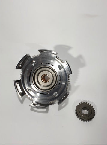 Rapporti 27-69 FRT BFA OVER 40HP con cestello DRAG e parastrappi rinforzato DRAG per Vespa 50, 90, 125 ET3 Primavera, PK