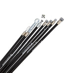 Kit cavi e guaine SIP PERFORMANCE con inserto in PE per Vespa PX, Lusso, MY, '98, '11, LML - nero