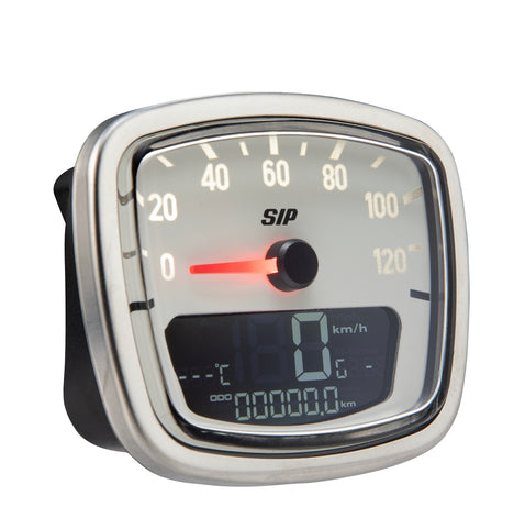 Contachilometri e contagiri SIP 2.0 per Vespa VNA/VNB - 120 (km/h/mph) / 12.000 (Umin/rpm)