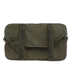 Borsa Portaoggetti Verde oliva in canvas Sip Sportello Bauletto Anteriore Per Vespa e Lambretta
