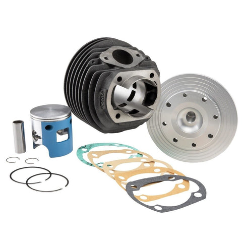 Kit cilindro VMC GS56 56x51 130CC, ghisa, 6 travasi, per Vespa Smallframe