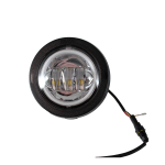 FANALE COMPLETO ANTERIORE IRON LED FONDO ARGENTO EVOK PIAGGIO VESPA HP FL 50-125