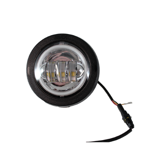 FANALE COMPLETO ANTERIORE IRON LED FONDO ARGENTO EVOK PIAGGIO VESPA HP FL 50-125