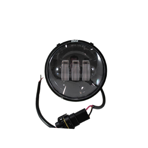 FANALE COMPLETO ANTERIORE IRON LED FONDO NERO EVOK PIAGGIO VESPA 50CC N/L/R